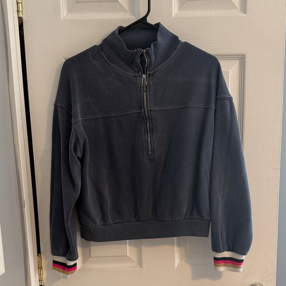 Sundry Faded Navy Half Zip
